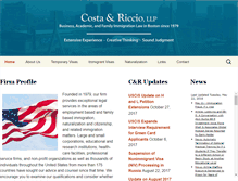 Tablet Screenshot of costariccio.com